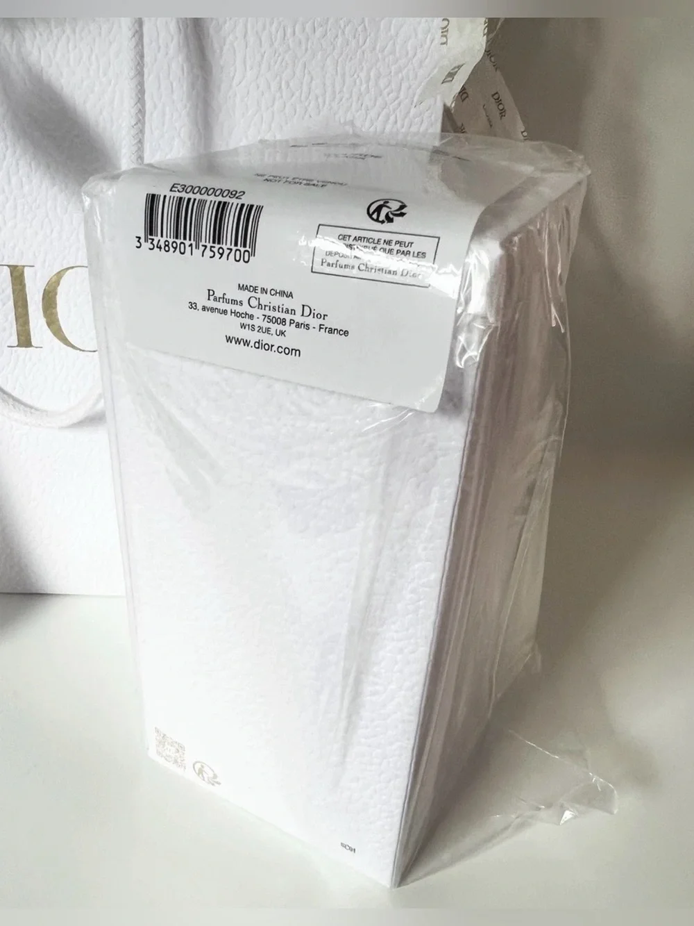 Dior Tumbler 400ml Toile DeJouy Jungle Animal White + Gray Bag - SEALED